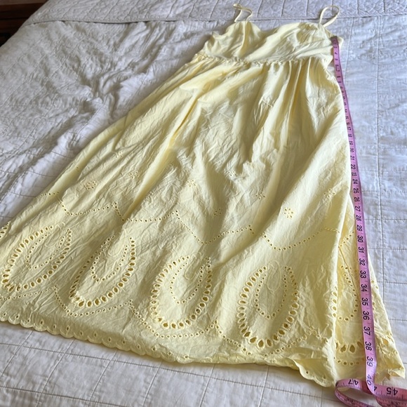 Calypso St. Barth Yellow Eyelet  Dress - Picture 5 of 10